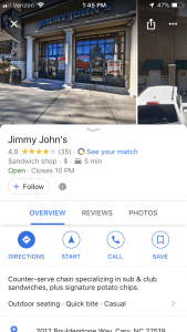Jimmy John's Search Results Google