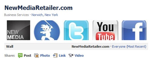 New Media Retailer Facebook strip